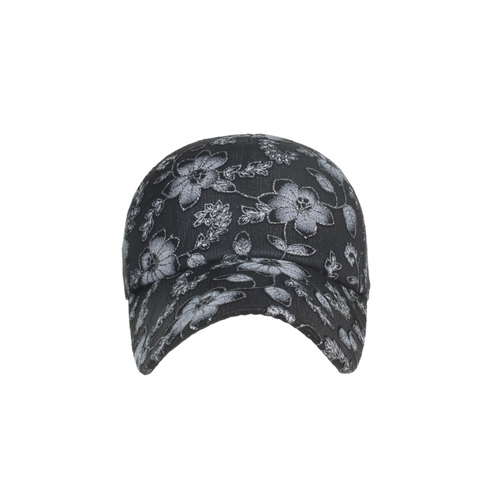 Damen Floral Spitze Bestickt Baseballkappe Glitzer Sonnenhut Netz Atmungsaktiv Outdoor Vielseitig Verstellbare Trucker Hat