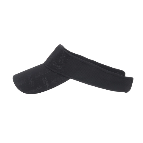Visiera Parasole Sportiva Casual Con Lettere in Rilievo Berretto Regolabile Senza Cima Per Corsa All'Aperto Tennis Golf Unisex