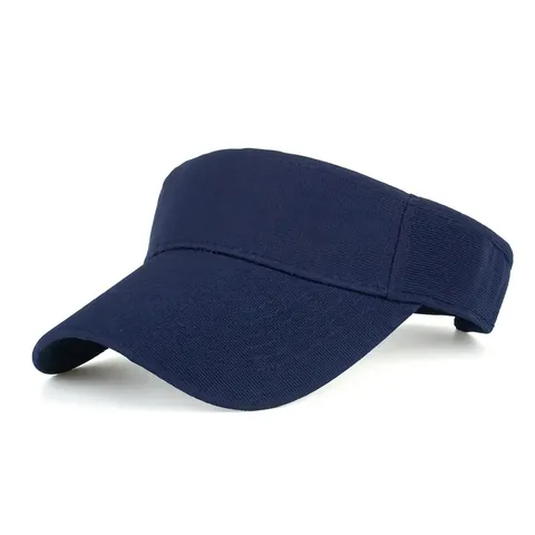 Cotton Polyester Sun Visor Hat For Women Men Candy Color Adjustable Outdoor Sport Tennis Golf Running Empty Top Cap
