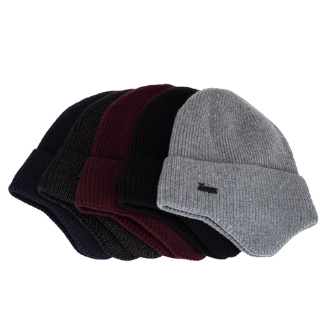 Winter Warme Gebreide Muts Beanie Met Oorbescherming Fleece Gevoerd Verdikte Outdoor Winddichte Fietsen Skimut Voor Heren Dames