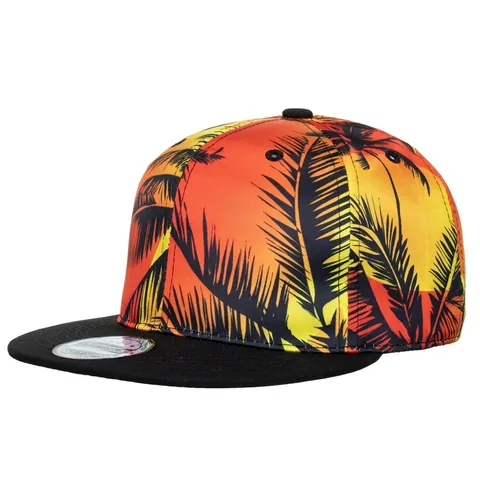 Berretto Da Baseball Snapback Tropicale Con Stampa Palme Al Tramonto In Poliestere Hip Hop Tesa Piatta Per Uomo E Donna Spiaggia