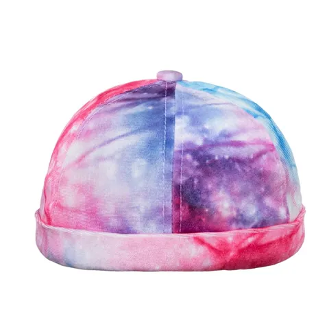 Berretto Unisex Retro Tie Dye Velluto Dorato Miki Hat Senza Falda Skull Cap Docker Hat Regolabile Caldo Streetwear Per Uomo Donna