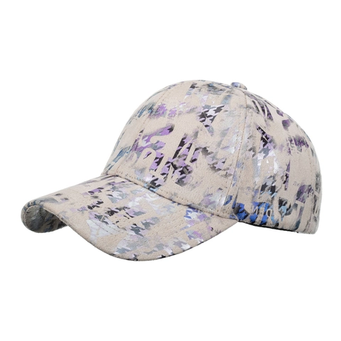 Graffiti Bedruckt Baseballkappe Verstellbare Metallschnalle Polyester Hip Hop Hut Herren Damen Sonnenschutz Streetwear Casual Gebogene Krempe