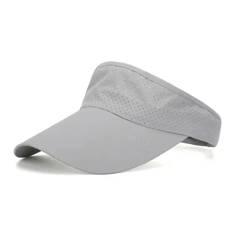 Schnelltrocknend Netz Sonnenblende Hut Atmungsaktiv Sport Offener Sonnenhut Verstellbar Laufen Tennis Golf Outdoor Strandhut Damen Herren