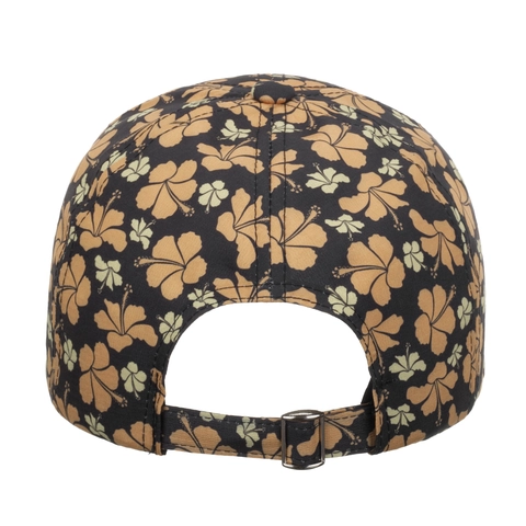 Bloemenprint Honkbalpet Polyester Hibiscus Tropisch Zonnehoed Voor Unisex Verstelbaar Outdoor Strand Casual Eendenbek Hoed