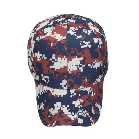 Casquette de Baseball Camouflage Numérique Unisexe Protection Solaire Réglable Extérieur Mode Sport Snapback Chapeau Homme Polyester