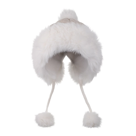 Cappello Invernale Trapuntato da Donna Con Paraorecchie Fodera in Pelliccia Sintetica Berretto Trapper Caldo Antivento Per Ciclismo