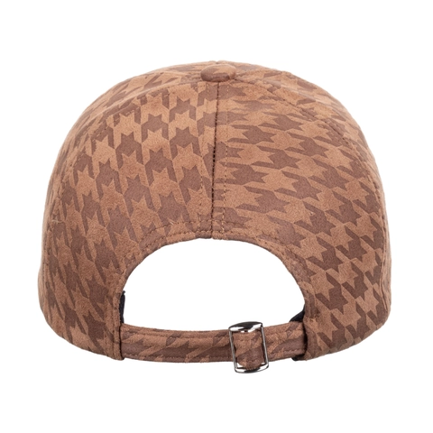 Classic Houndstooth Pattern Baseball Cap Polyester Jacquard Fashion Adjustable Sun Protection Hat Women Men Retro Style