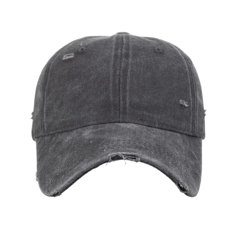 Vintage Washed Distressed Baseball Kappe Für Herren Damen Verstellbar Baumwolle Zerrissene Kante Mode Retro Lässiger Sonnenhut Outdoor