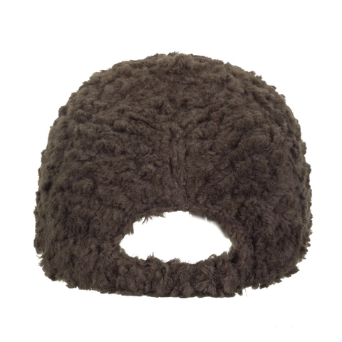 Winter Warm Polyester Fleece Baseball Cap For Women Men Thick Teddy Plush Outdoor Adjustable Plain Solid Color Curved Brim Hat