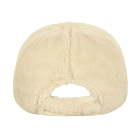 Gorra de Béisbol de Peluche de Piel de Conejo Sintética de Invierno para Mujer Sombrero de Sol Ajustable de Color Sólido Cálido