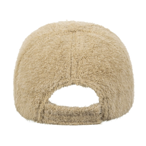 Gorra de Béisbol de Peluche Cálida de Invierno para Mujer Piel Sintética Color Sólido Casual Ajustable Cortavientos