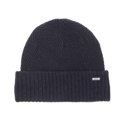 Winter Knitted Beanie Hat For Men Women Wool Blend Thick Warm Fleece Lined Skull Cap With Metal Tag Solid Color Outdoor Casual Accessory