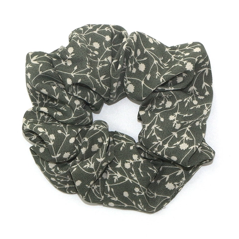 Chouchous en Tissu à Imprimé Floral Vintage Élastiques à Cheveux pour Femmes Style Décontracté Accessoires de Cheveux