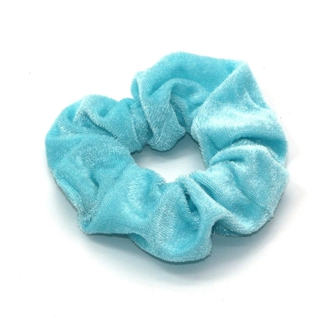 Coleteros de Terciopelo de Lujo Gomas Elásticas para el Pelo Color Sólido Grandes para Mujer Accesorios de Pelo Vintage