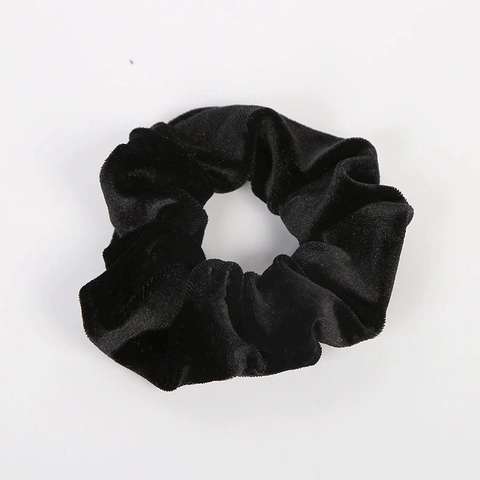 Morbidi Elastici per Capelli in Velluto per Donna Tinta Unita Grandi Scrunchies Eleganti Fasce per Capelli con Cerniera Nascosta Accessori