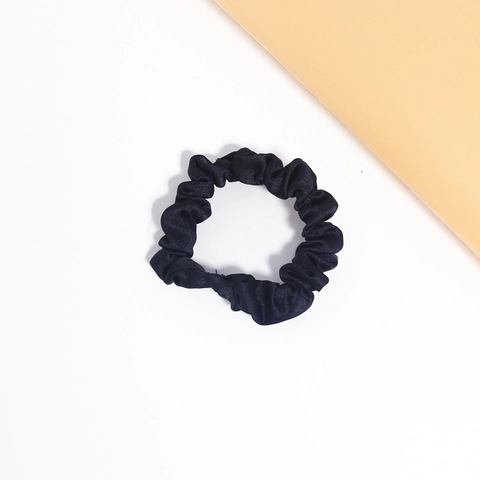 Elegant Minimalist Satin Scrunchies For Women High Elasticity Hair Ties Hair Ring Accessories Solid Color Hair Bands Circle