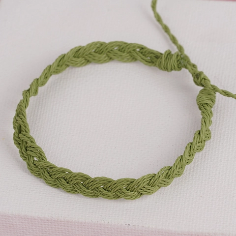 Bohemian Handwoven Adjustable Wax Cord Bracelet Colorful Tassel Beach Jewelry For Women Men Handmade Rope String Wristband