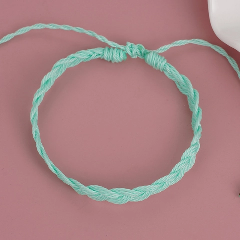 Bohemian Handwoven Adjustable Wax Cord Bracelet Colorful Tassel Beach Jewelry For Women Men Handmade Rope String Wristband