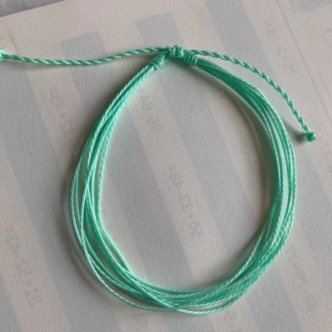 Bracciale in Cordino Cerato Intrecciato a Mano Regolabile Multicolore Impermeabile Gioielli di Corda per Donna Uomo Coppie Minimalista Boho Cavigliera