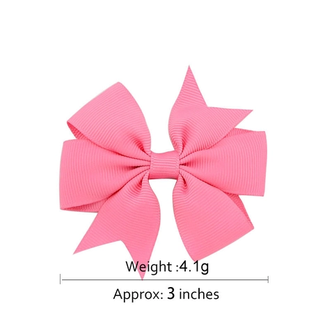 Fermagli per Capelli a Farfalla Fatti a Mano in Nastro Grosgrain e Velluto con Fiocco per Bambine Piccole Accessori per Capelli in Tinta Unita