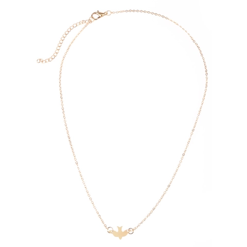 Collana Con Pendente a Forma di Colomba Della Pace in Lega Minimalista Per Donna Gioielli Semplice con Catena a Uccello