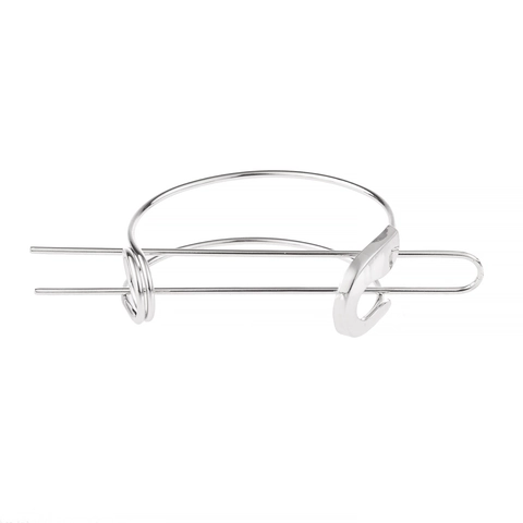 Bastoncino per Capelli Minimalista in Lega a U Geometrico in Metallo ad Arco Elegante Accessorio per Capelli per Donna Matrimonio