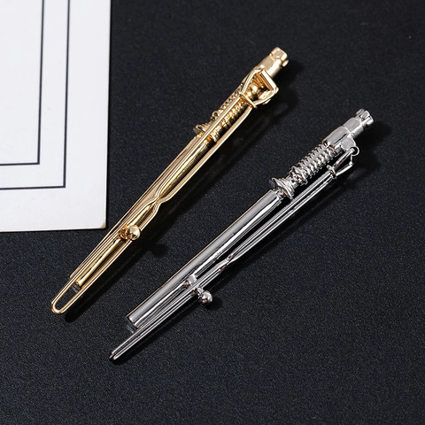 Novità Lega Spada Laser Design Fermaglio per Capelli Vintage Metallo Accessori per Capelli Donna Oro Argento Gioielli Decorativi