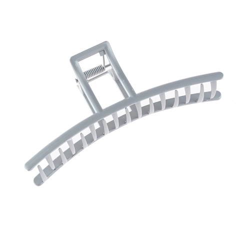 Pinza per Capelli Grande in Lega di Zinco Opaco Minimalista Forcina in Metallo Quadrato Cavo Geometrico per Donna Accessori Moda