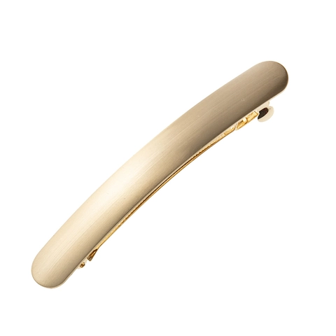 Minimalistische Legierung Gebürstete Metall Haarklammer Für Damen Geometrische Lange Haarspange Gold Silber Roségold Schmuck