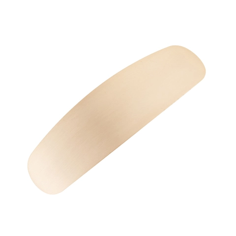 Eleganter Geometrischer Legierung Federclip Für Damen Vintage Minimalistische Gold Silber Plattierte Gebürstete Ovale Rechteckige Haarnadel Haarschmuck