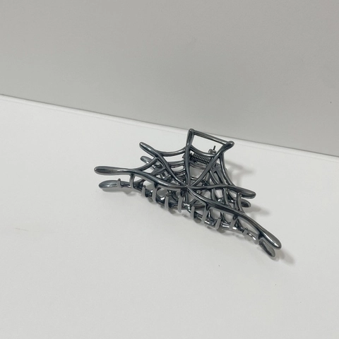 Halloween Legierung Spinnennetz Haarklammer Gothic Punk Metall Shark Clip Haarnadeln Für Damen Große Mode Dekorative Kopfbedeckung