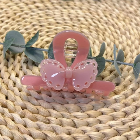 Acetat Hohl Schleife Haarkralle Für Damen Handgefertigt Elegant Haarklammer Pendeln Party Mode Haarschmuck
