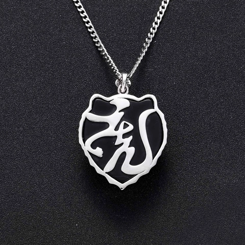 Hip Hop Tiger Head Pendant Necklace Copper Iced Out Zirconia Animal Necklace For Men Women Gold Silver Hip Hop Jewelry