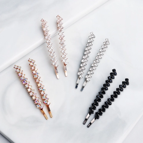 Elegante Pinza de Pelo de Diamantes de Imitación y Circonia para Mujer Estilo INS Dulce Horquillas de Aleación Flor Mariposa Accesorio