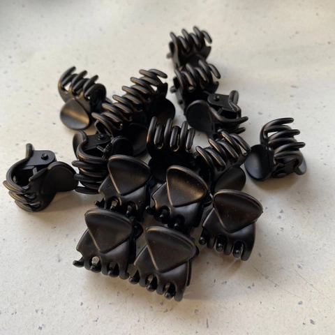 Semplice Mini Molla per Capelli a Goccia d'Acqua per Donna Versatile Stile Coreano Opaco Lucido Piccola Molletta Accessori Capelli