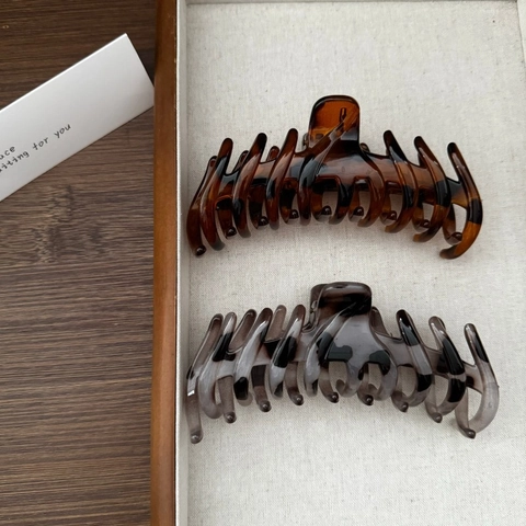 Eleganti Molle per Capelli Grandi da Donna con Stampa Leopardata Antiscivolo Tartarugato Fermagli per Capelli Accessori Moda