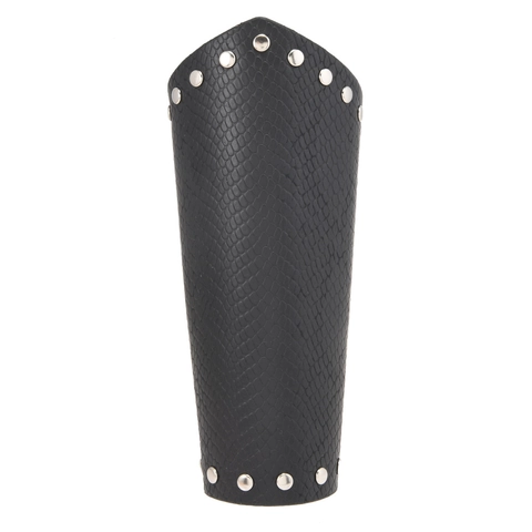 Bracciale in Similpelle Punk Gothic Con Motivo Serpente Borchie in Lega Fascia Regolabile Per Halloween Cosplay