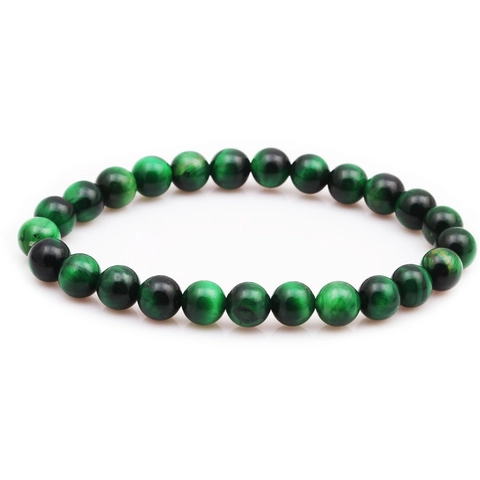 Natural Tiger Eye Beaded Bracelet For Women Men Multi Color Elastic Stone Healing Balance Beads Bracelet Jewelry Gift