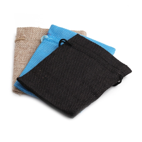 Minimalistische Jute Linnen Trekkoord Sieradenzakjes Kleine Stoffen Zakjes Voor Oorbellen Ketting Cadeau Opslag Bruiloft Feest