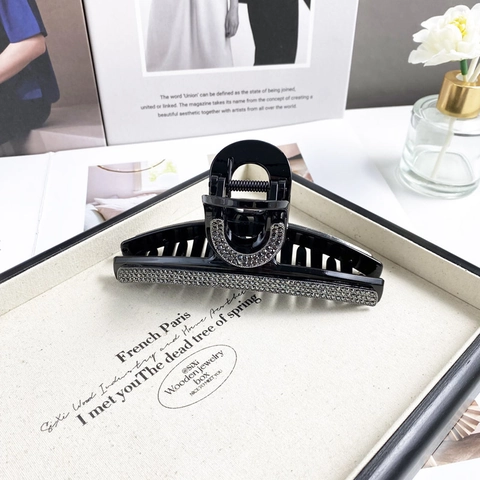 Elegante Pinza per Capelli a Forma di U con Strass per Donna Stile Coreano Molletta per Capelli Antiscivolo Accessorio Capelli