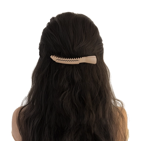 Große Matte Haarkralle ABS Rutschfester Geometrischer Entenschnabel-Haarclip Für Damen High Cranial Top Haarstyling-Tools Täglicher Kopfschmuck