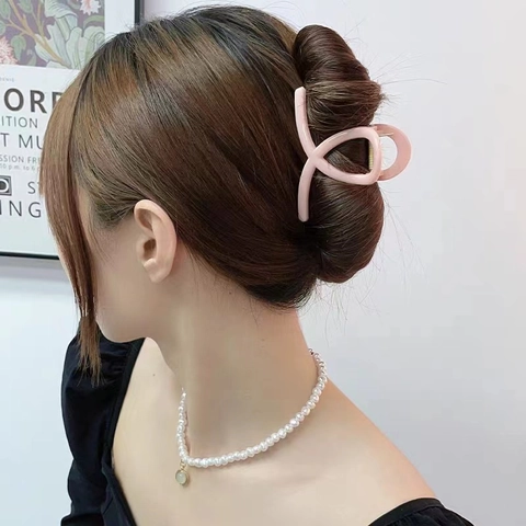 Molla per Capelli in Stile Coreano Colori Caramella Mollette Grandi in Resina Geometriche Fermagli per Capelli Donna Ragazza Accessori