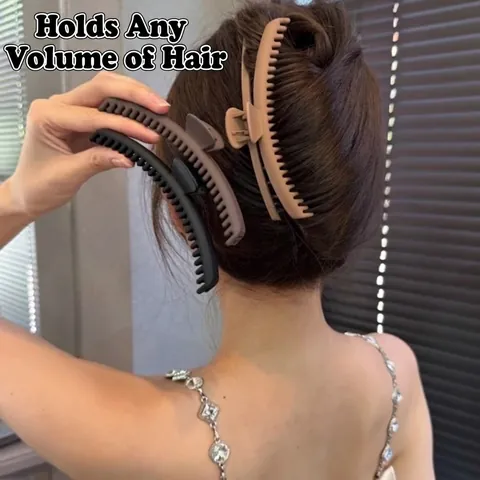 Grandi Mollette a Granchio Opache per Donna Stile Coreano Clip Antiscivolo a Squalo Fermaglio per Capelli Accessori per Capelli