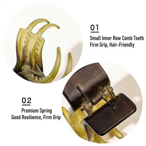 Pinza para el Pelo Mini Estilo Coreano Color Gelatina Diseño Cuadrícula Horquilla Pequeña Clip de Agarre Mate para Mujer