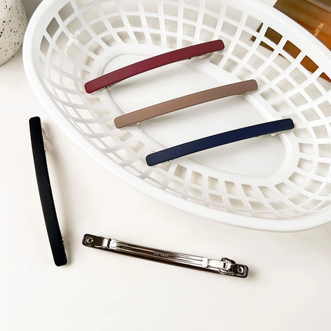 Fermaglio per Capelli Opaco Minimalista Stile Coreano Rettangolare Clip a Molla per Donna Accessori Capelli Eleganti Quotidiani