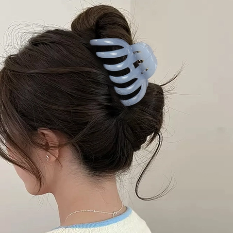 Damen Große Haarkralle Clip PC Glitzer UV-Lackiert Haarklammer Für Dickes Haar Mode Haarschmuck