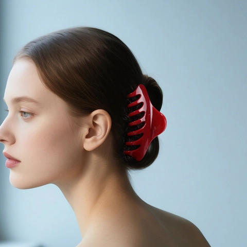 Grande Artiglio per Capelli in PC Fermaglio Antiscivolo Forte Presa Shark Clip Accessorio Moda Donna per Capelli Folti