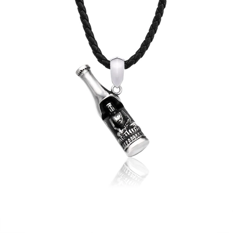 Ciondolo Apribottiglie Buddha in Acciaio Inossidabile Solo Creativo Religioso Vintage Lucido Uomo Gioielli Accessorio