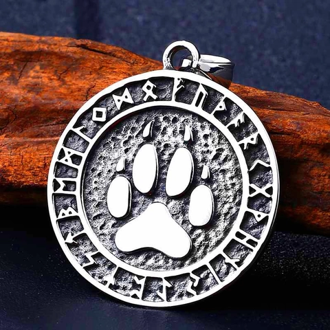 Vintage Stainless Steel Viking Pendant For Men Nordic Rune Vegvisir Mythology Jewelry Pendant Only Without Chain